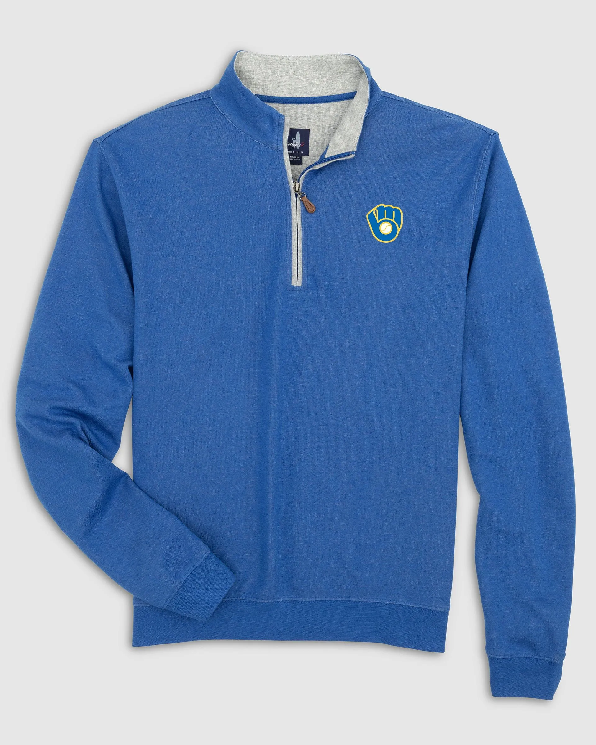 Milwaukee Brewers Sully 1/4 Zip - Cooperstown Logo