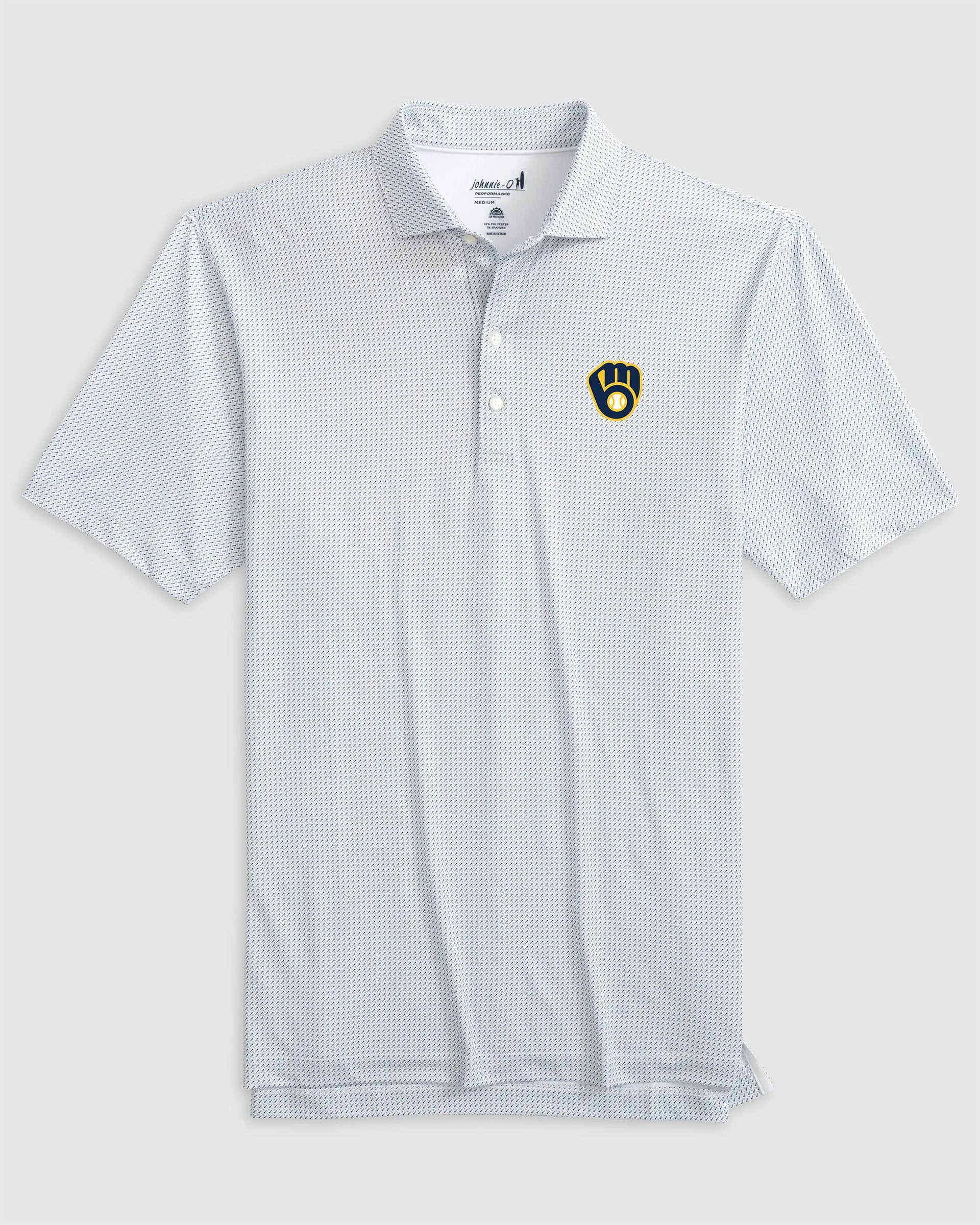 Milwaukee Brewers Tee Time Performance Jersey Polo
