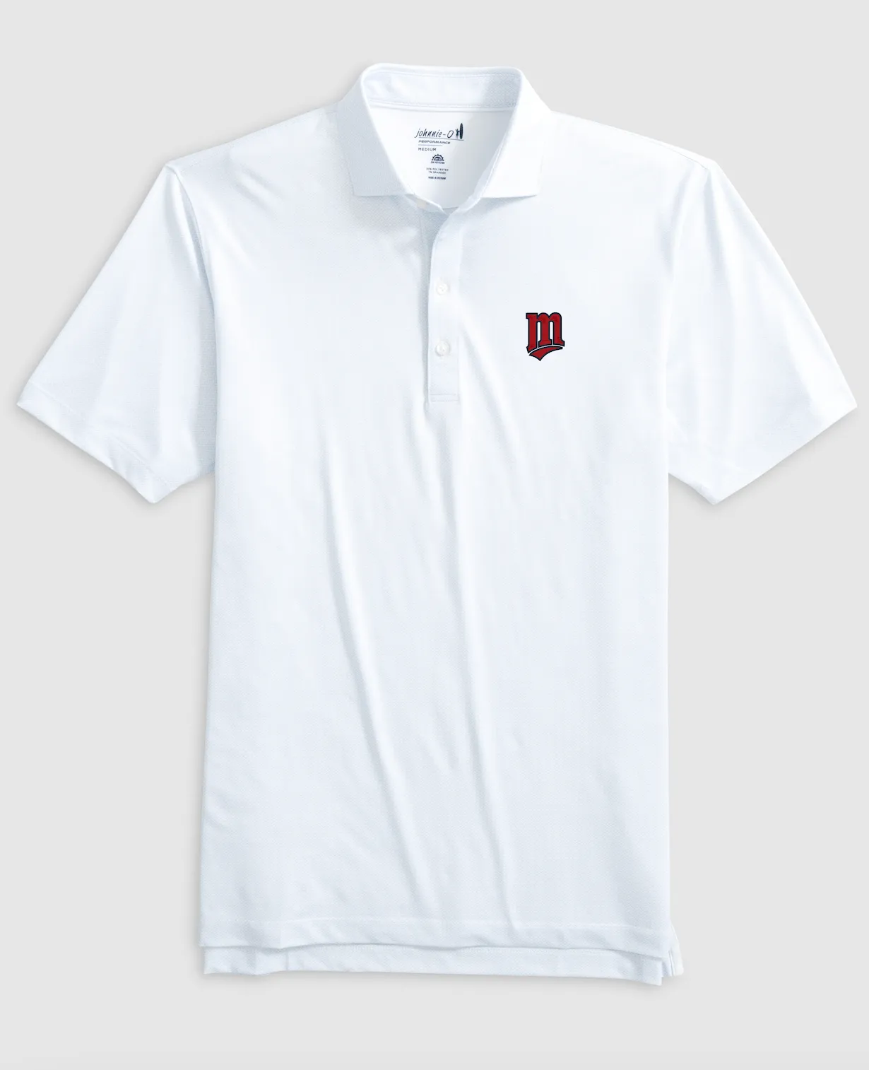 Minnesota Twins Slade Performance Jersey Printed Polo - Cooperstown Logo