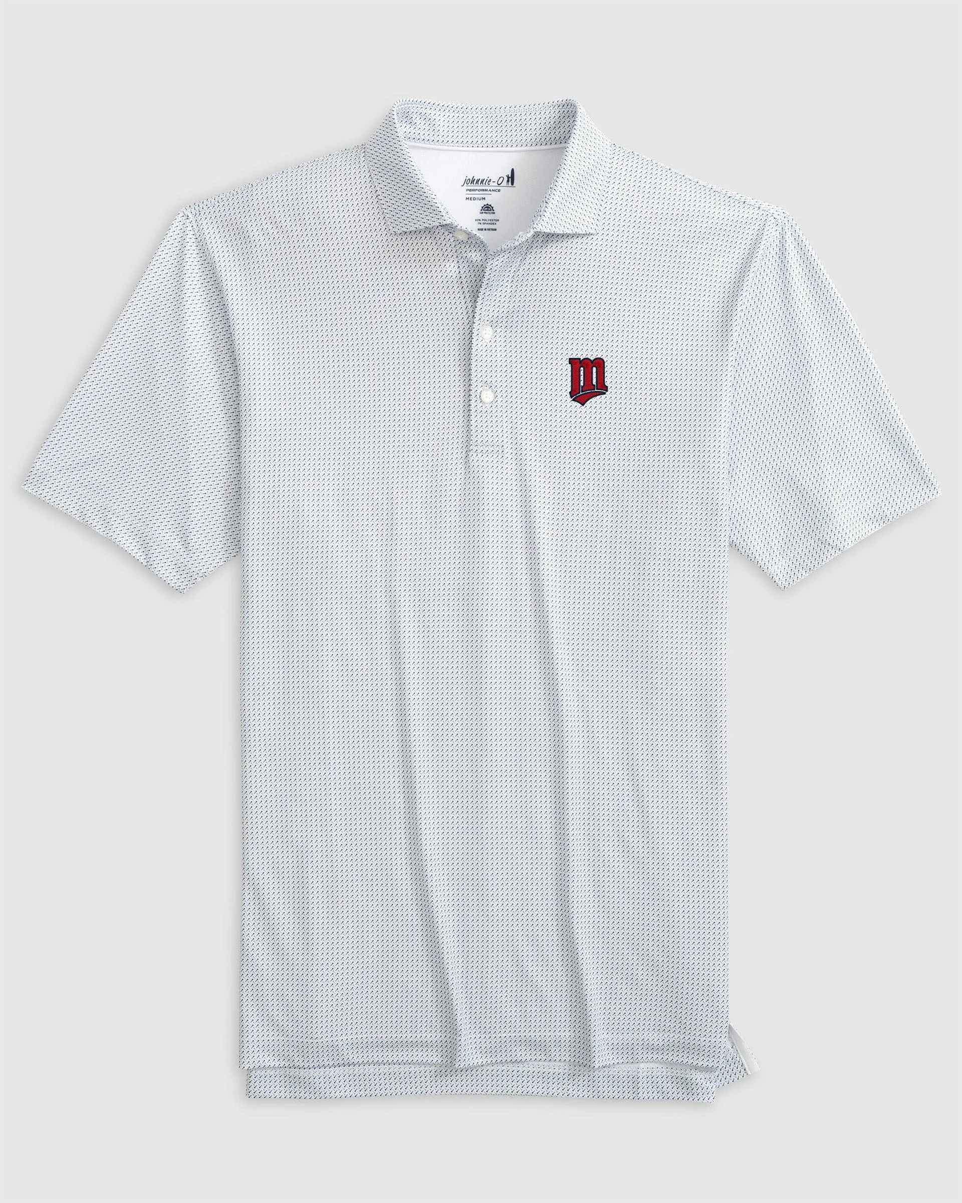 Minnesota Twins Tee Time Performance Jersey Polo - Cooperstown Logo