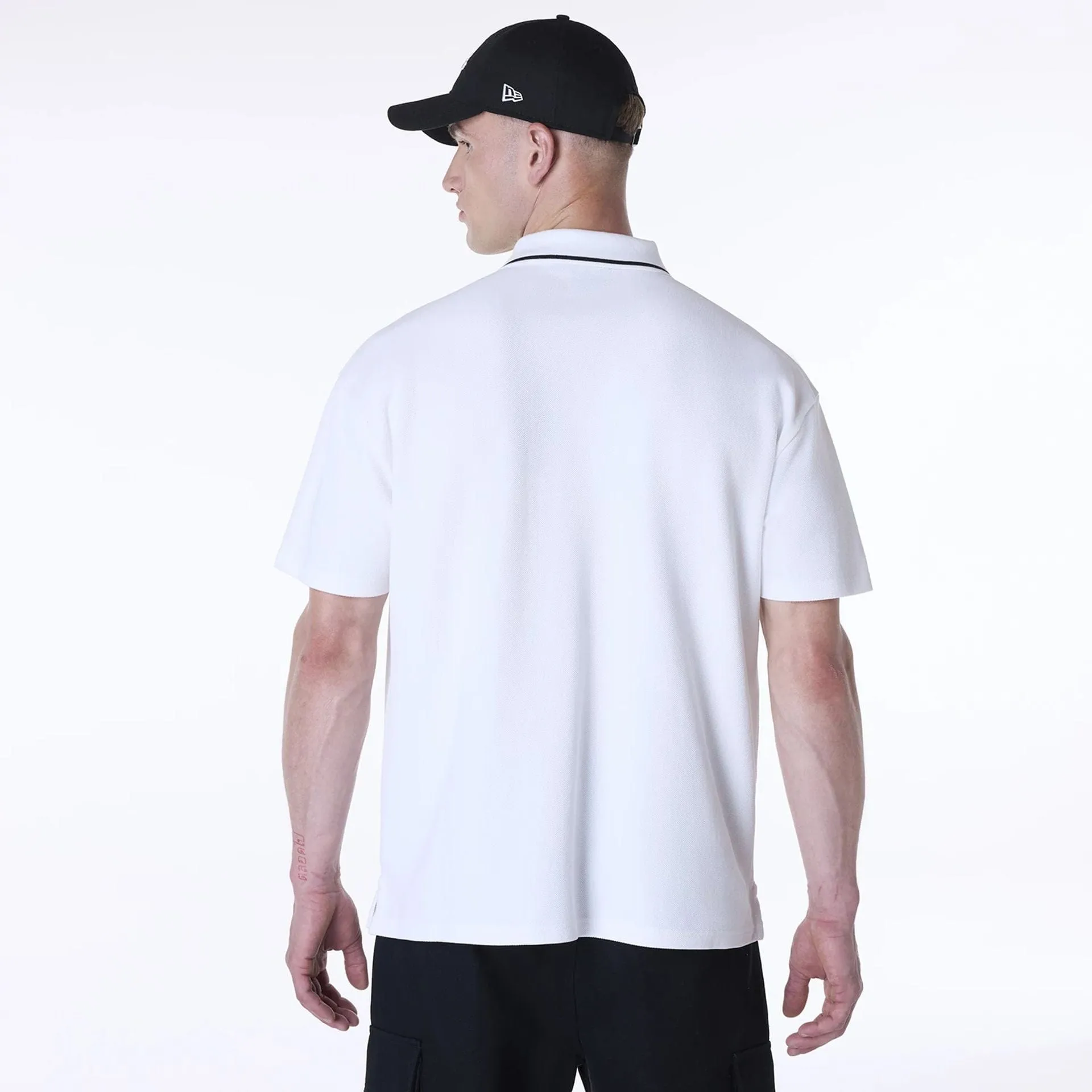 New Era Floral Polo White T-Shirt