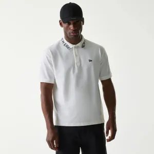 New Era Japan Collar Logo White Polo T-Shirt