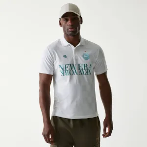 New Era Japan Grid White Polo T-Shirt