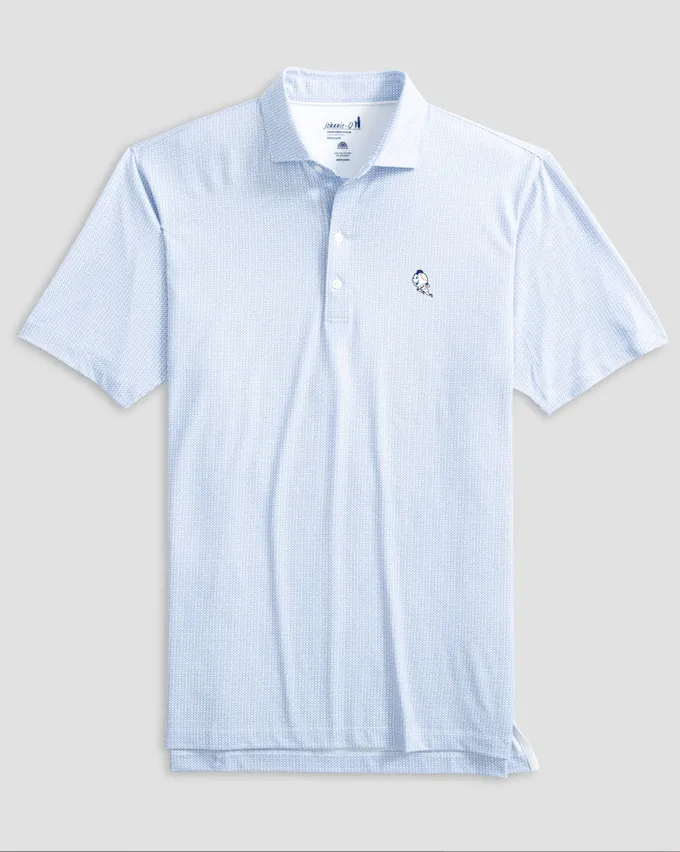 New York Mets Slade Performance Jersey Printed Polo - Cooperstown Logo