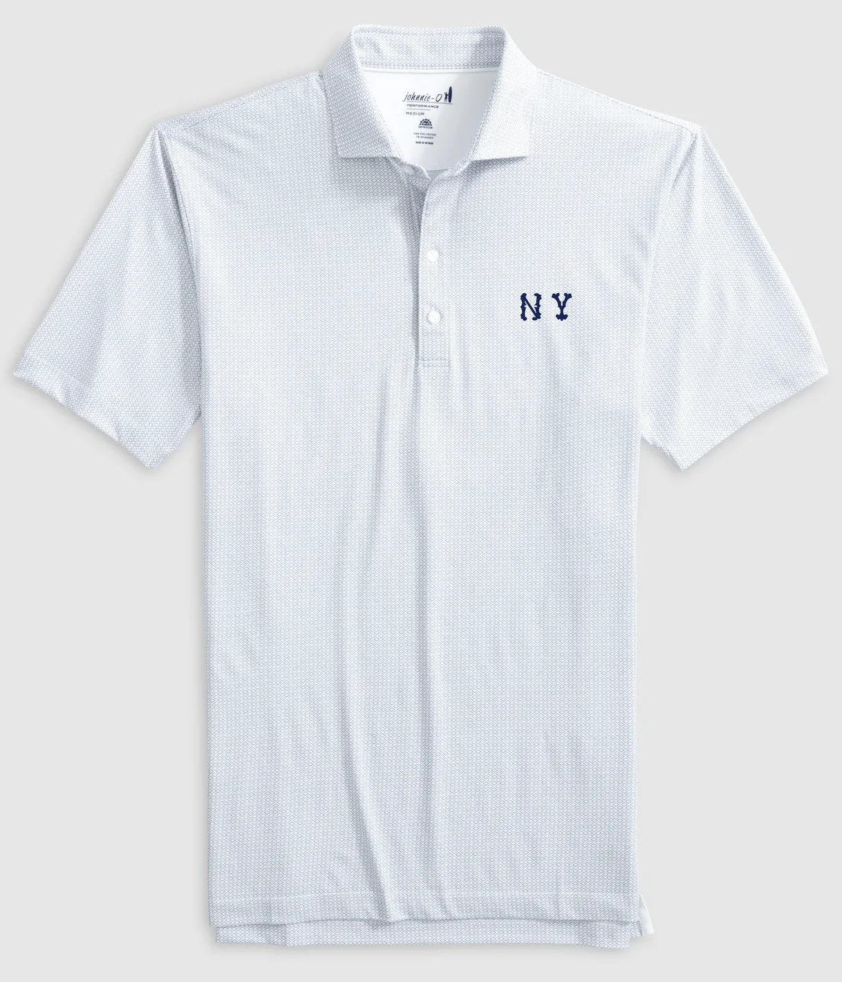 New York Yankees Slade Performance Jersey Printed Polo - Cooperstown Logo