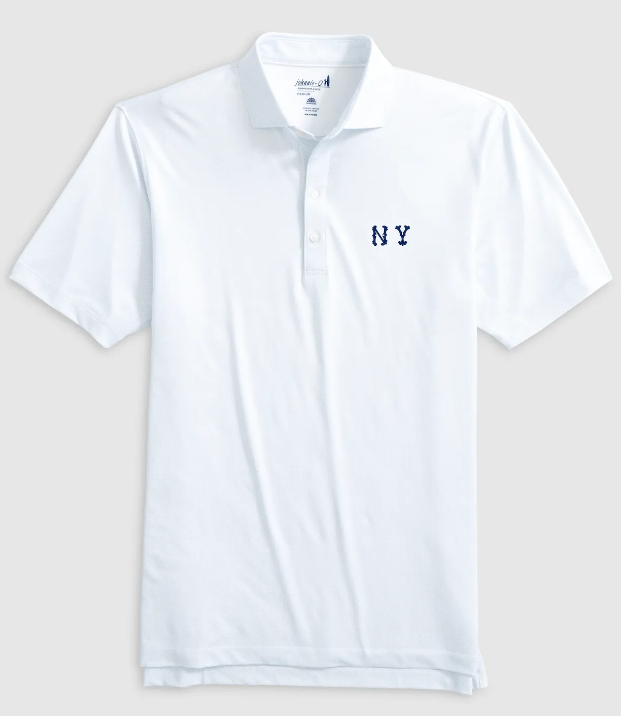New York Yankees Slade Performance Jersey Printed Polo - Cooperstown Logo
