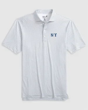 New York Yankees Tee Time Performance Jersey Polo - Cooperstown Logo
