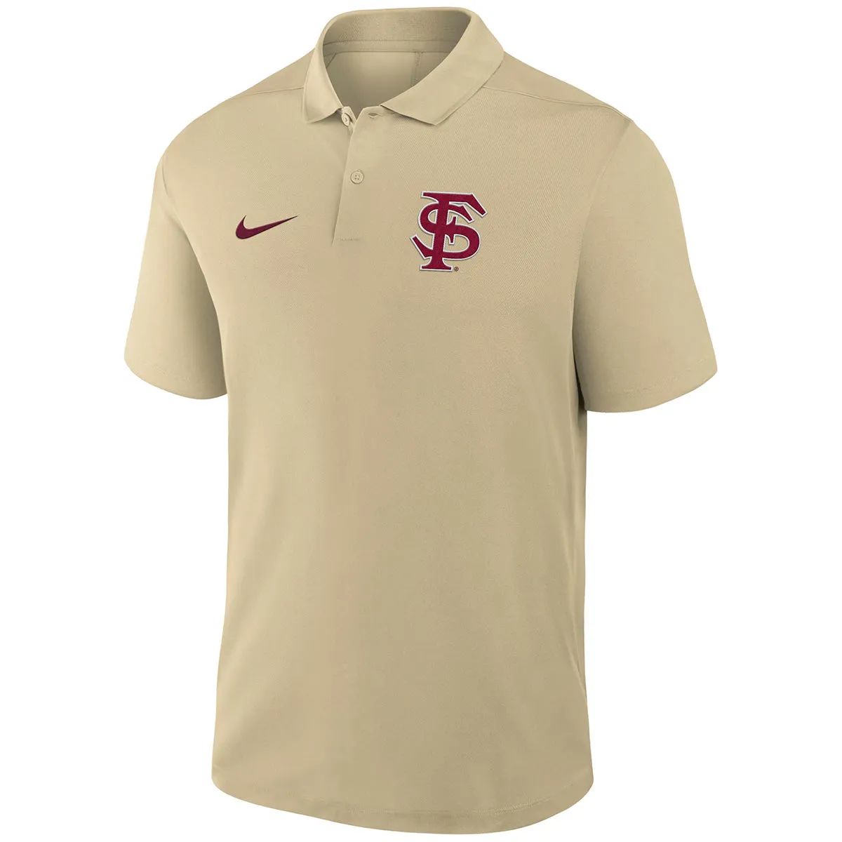 Nike Men's Interlocking FS Victory Baseball Polo - Vegas Gold