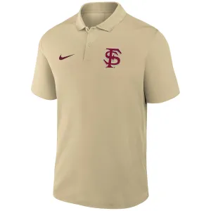 Nike Men's Interlocking FS Victory Baseball Polo - Vegas Gold