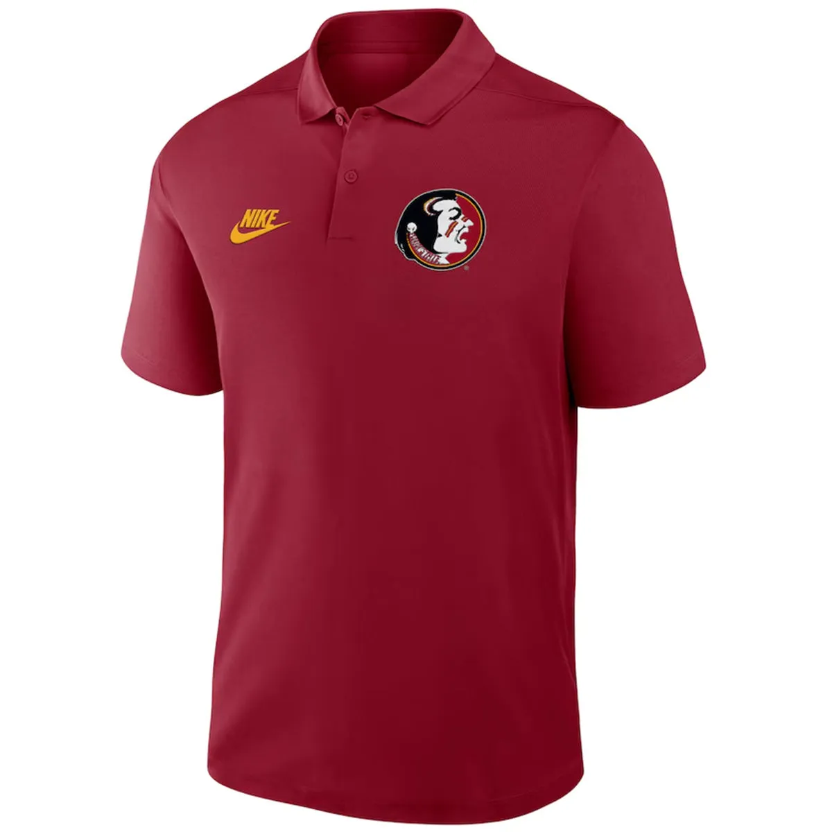Nike Men's Vault Seminole Logo Victory Legacy Polo - Crimson