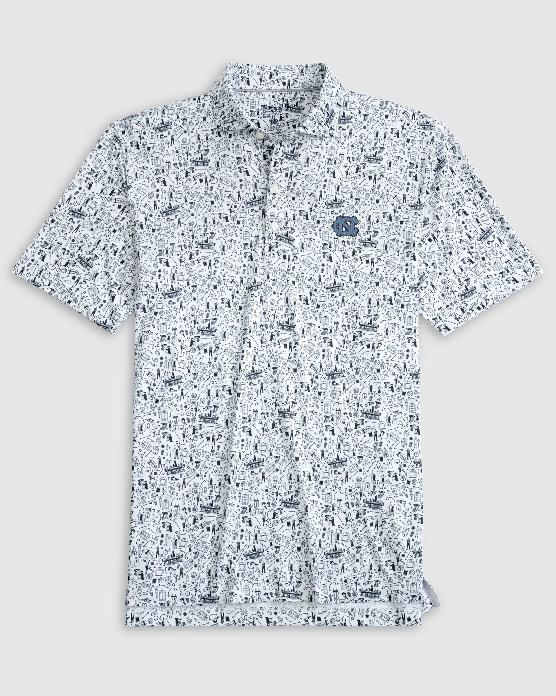 North Carolina Hoop There It Is Performance Jersey Polo