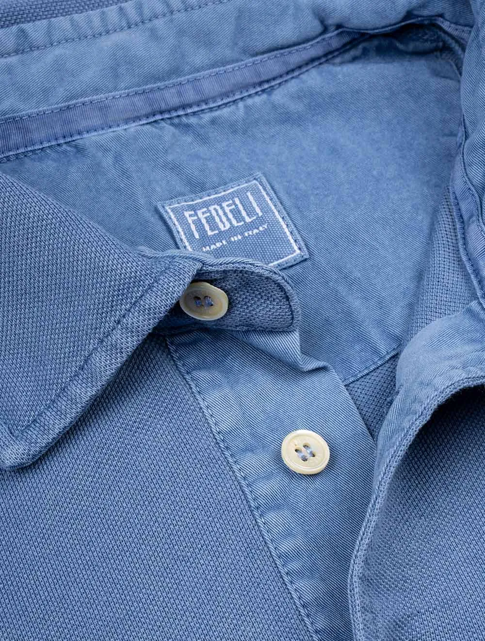 North Piquet Short Sleeve Polo Blue