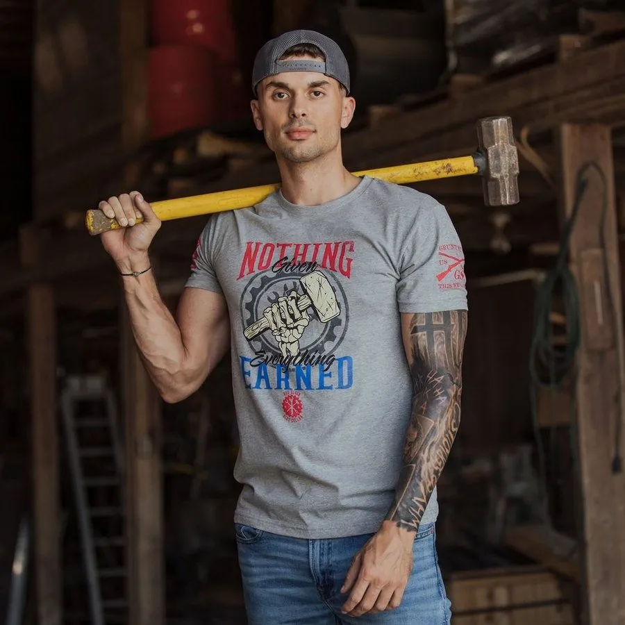 Nothing Given T-Shirt - Dark Heather Gray