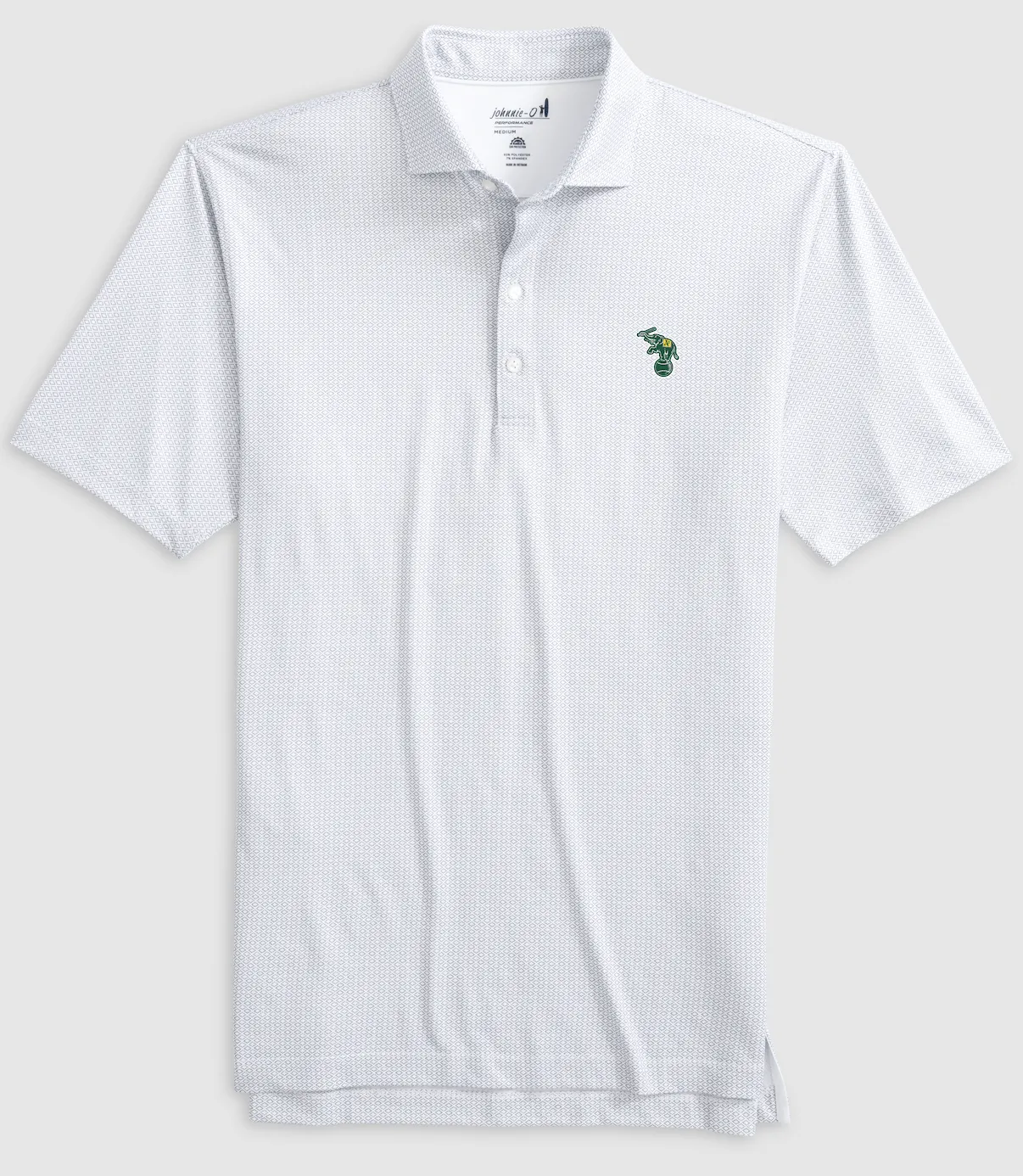 Oakland Athletics Slade Performance Jersey Printed Polo - Cooperstown Logo