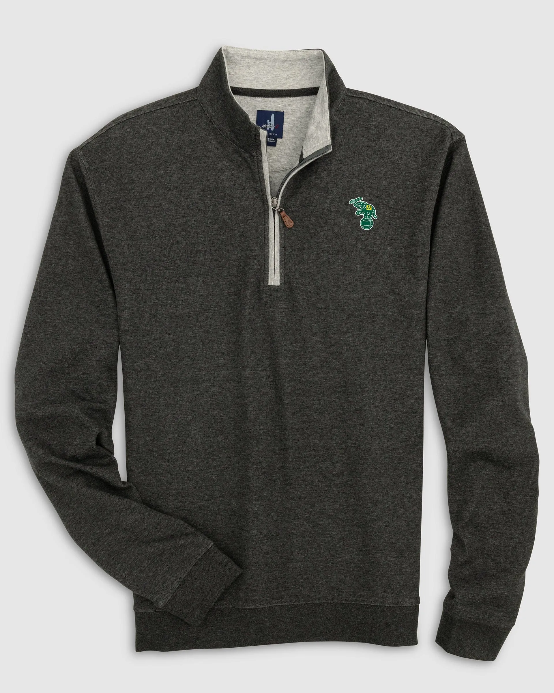 Oakland Athletics Sully 1/4 Zip - Cooperstown Logo