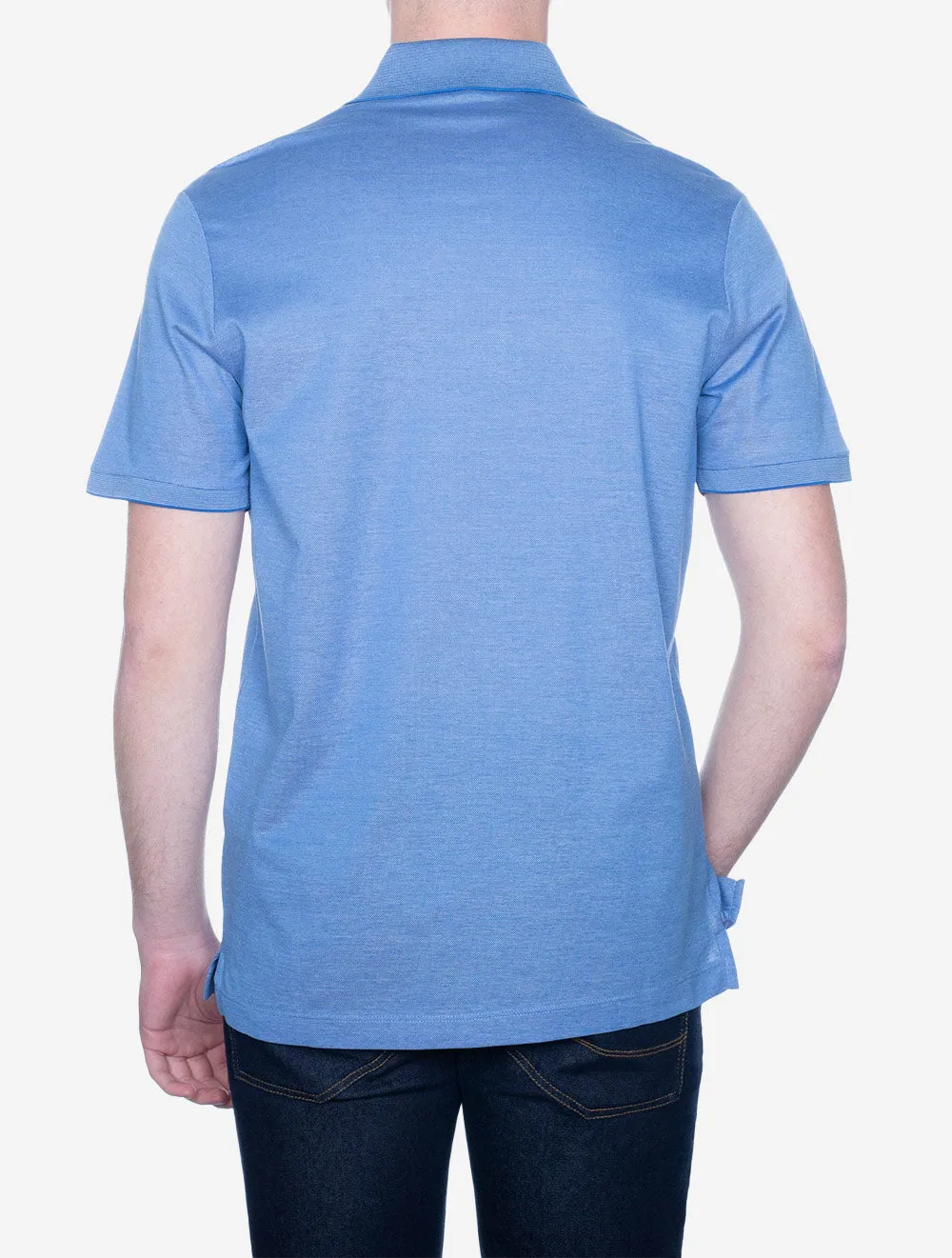 Piqué Polo Shirt Ice Blue