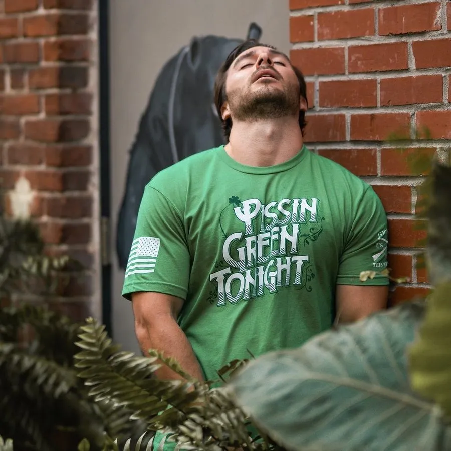 Pissin' Green T-Shirt - Kelly Green