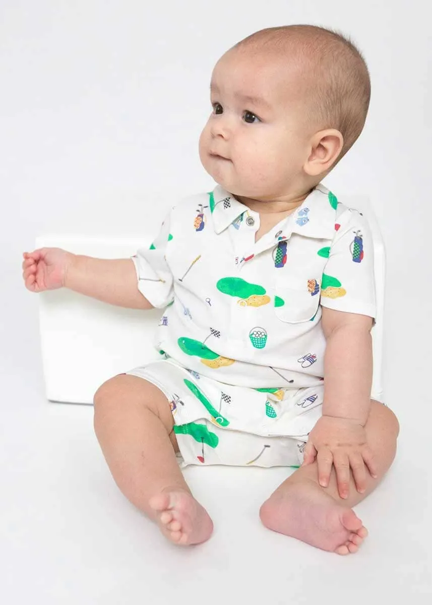 Polo Romper - Golf