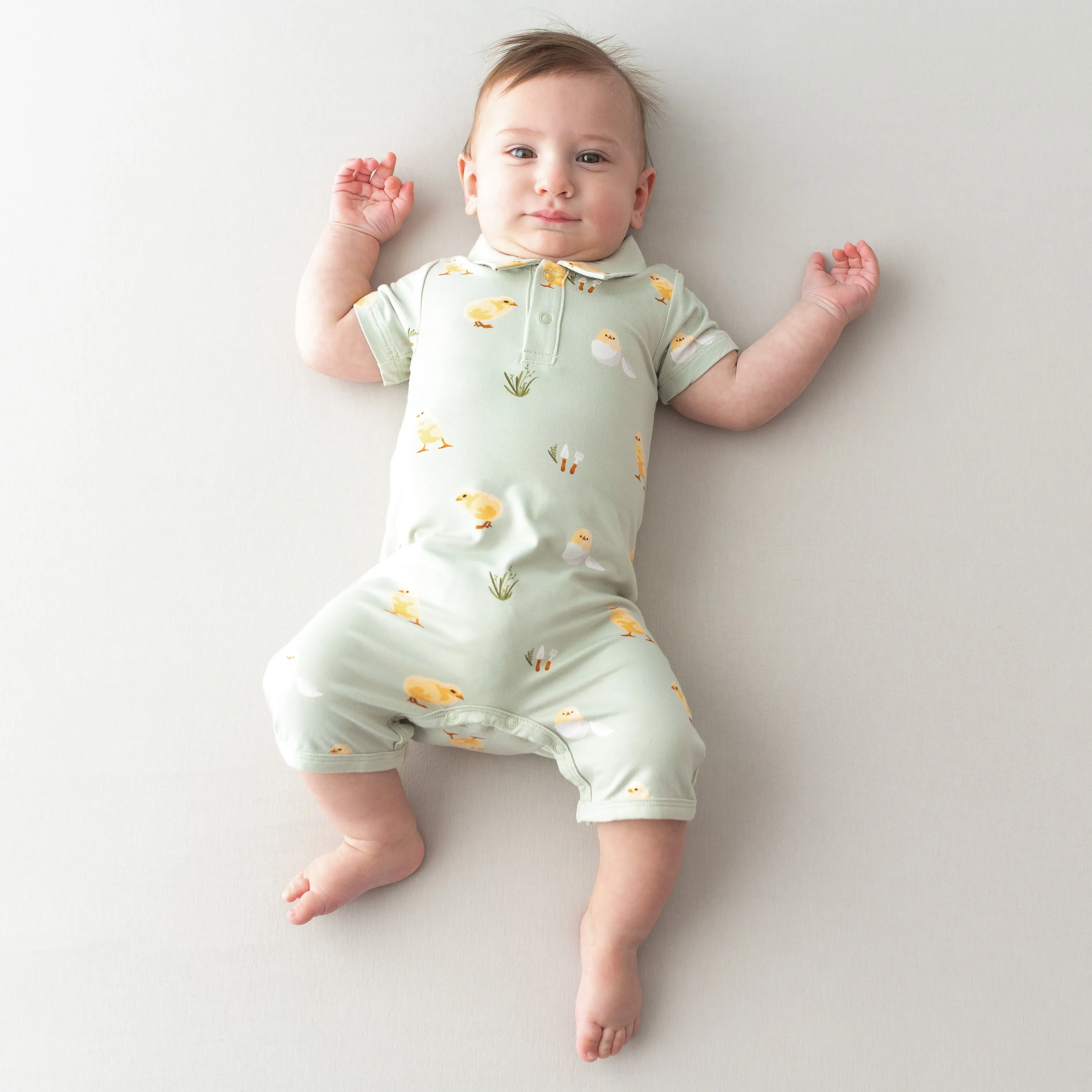 Polo Shortall in Aloe Chick
