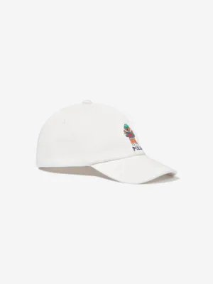 Ralph Lauren Baby Boys Polo Bear Cap in White