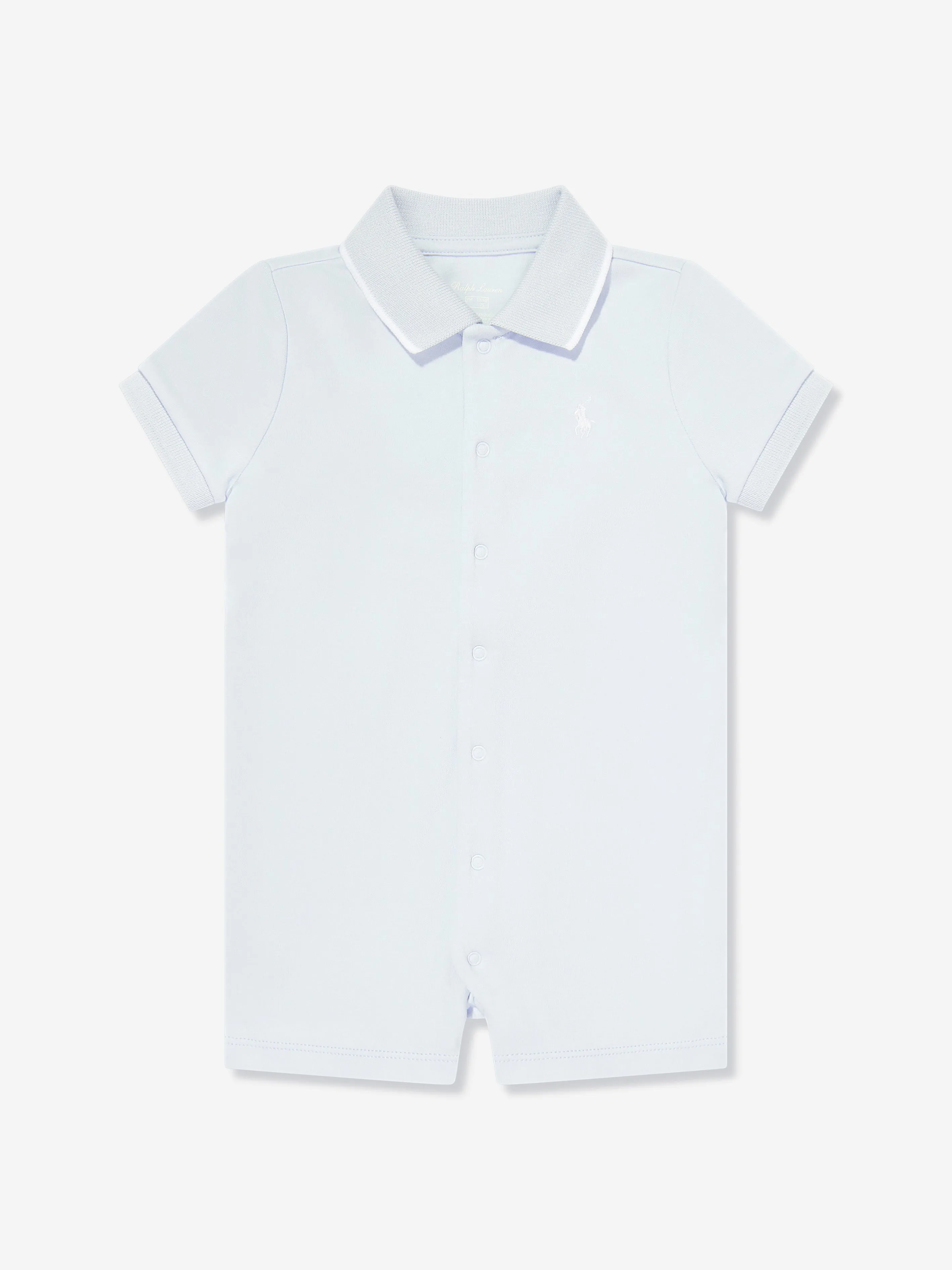 Ralph Lauren Baby Boys Polo Romper in Blue