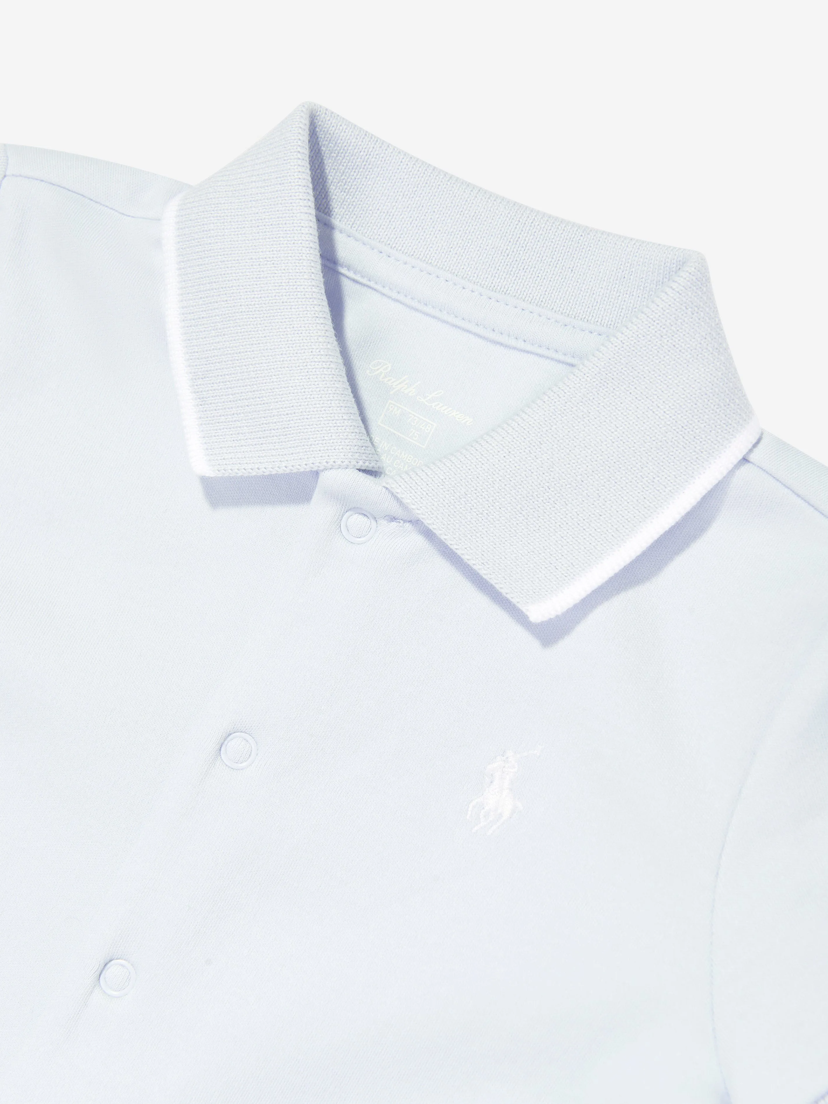 Ralph Lauren Baby Boys Polo Romper in Blue