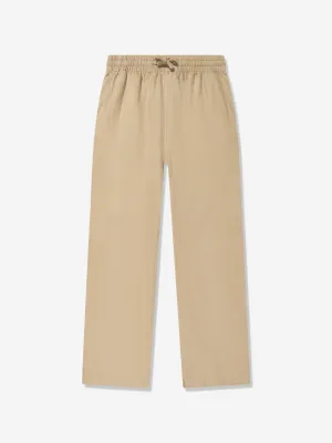Ralph Lauren Boys Linen Trousers in Brown