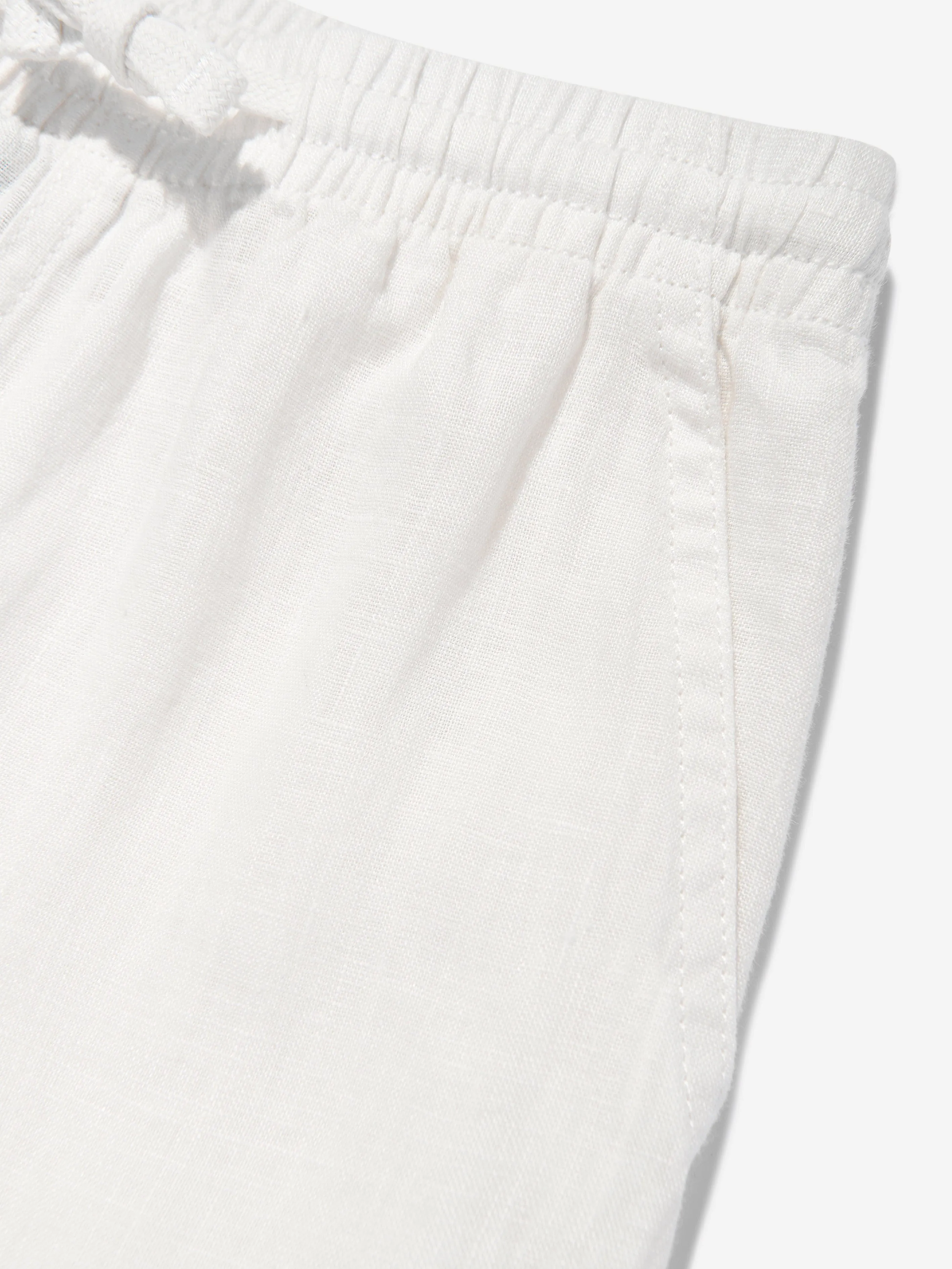 Ralph Lauren Boys Linen Trousers in White