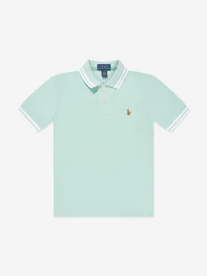 Ralph Lauren Boys Logo Polo Shirt in Green