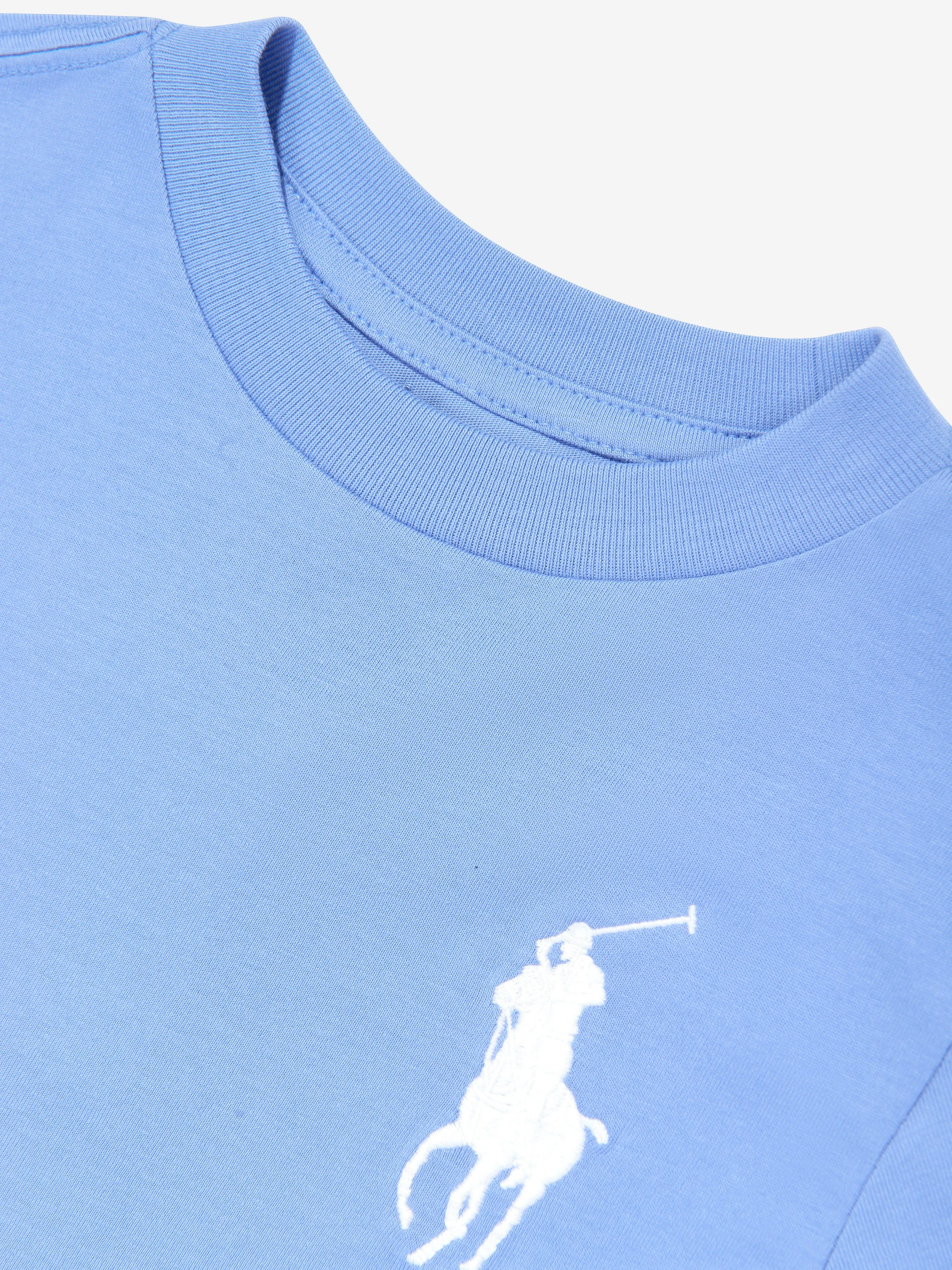 Ralph Lauren Boys Logo T-Shirt in Blue