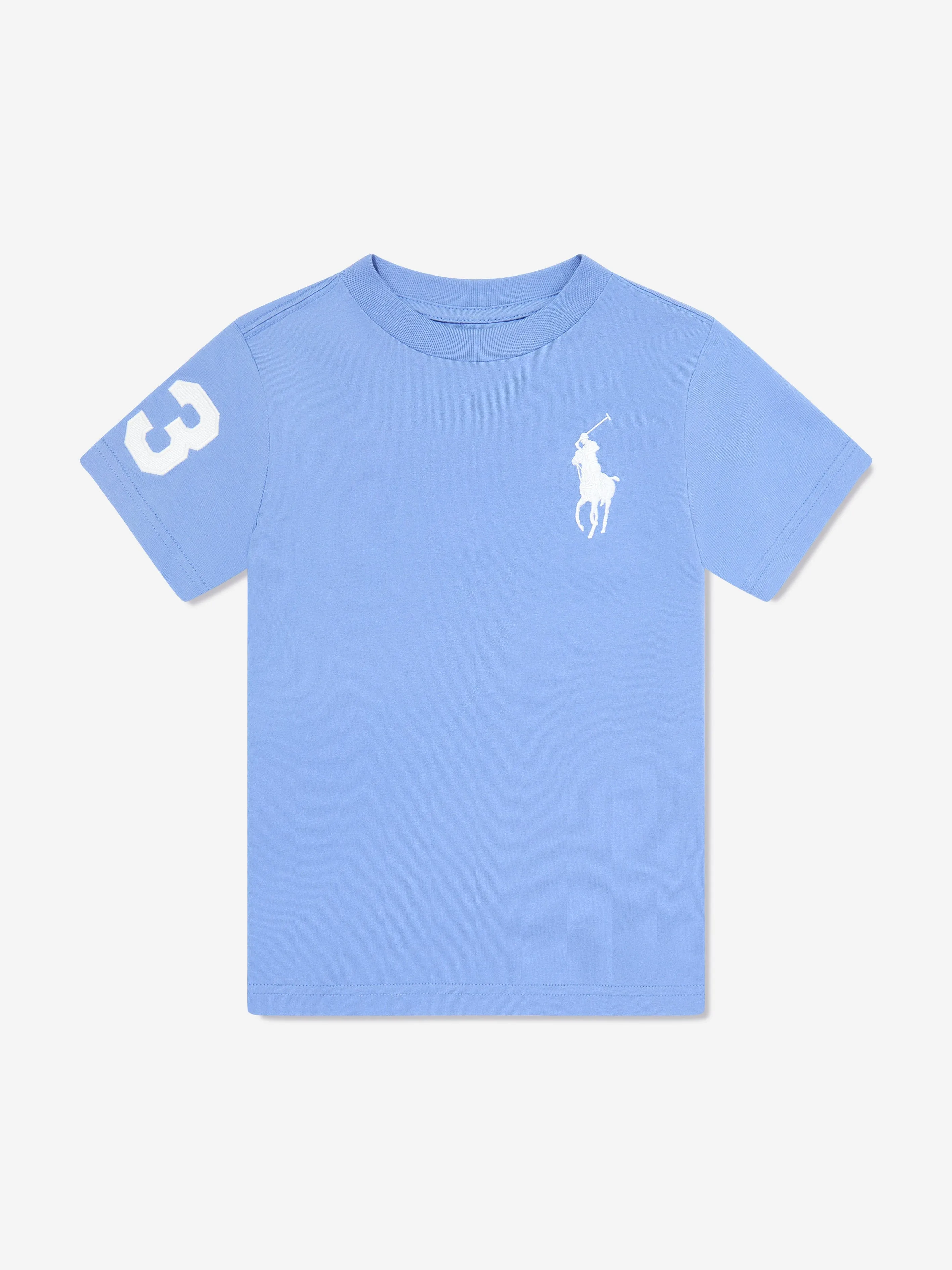 Ralph Lauren Boys Logo T-Shirt in Blue