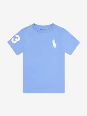 Ralph Lauren Boys Logo T-Shirt in Blue