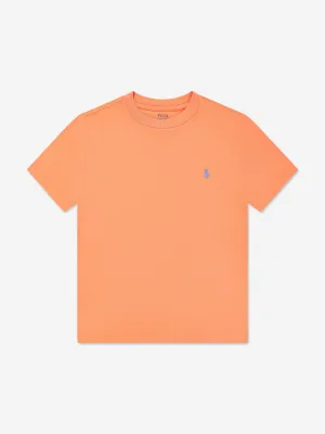 Ralph Lauren Boys Logo T-Shirt in Orange