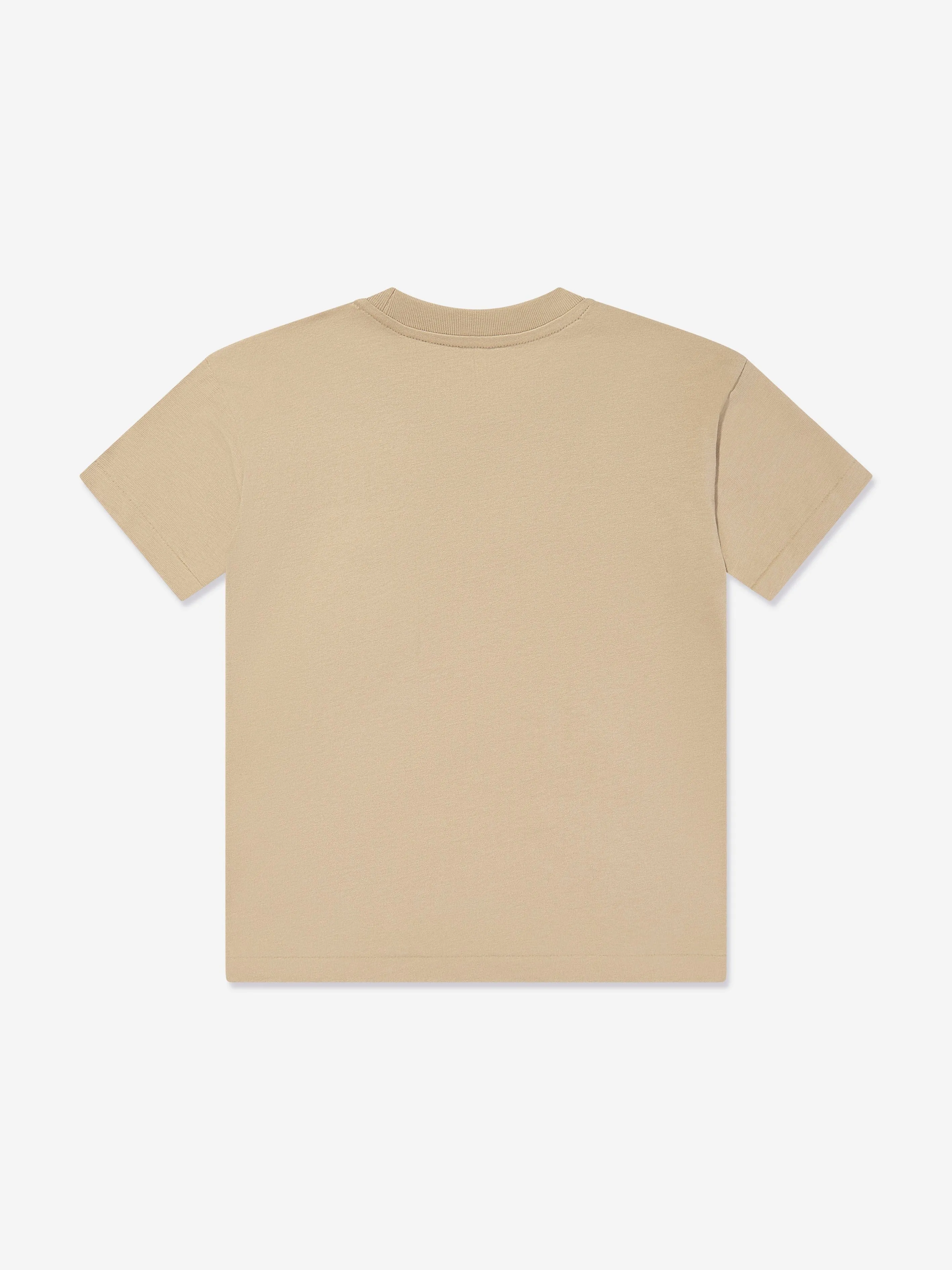 Ralph Lauren Boys Polo T-Shirt in Beige