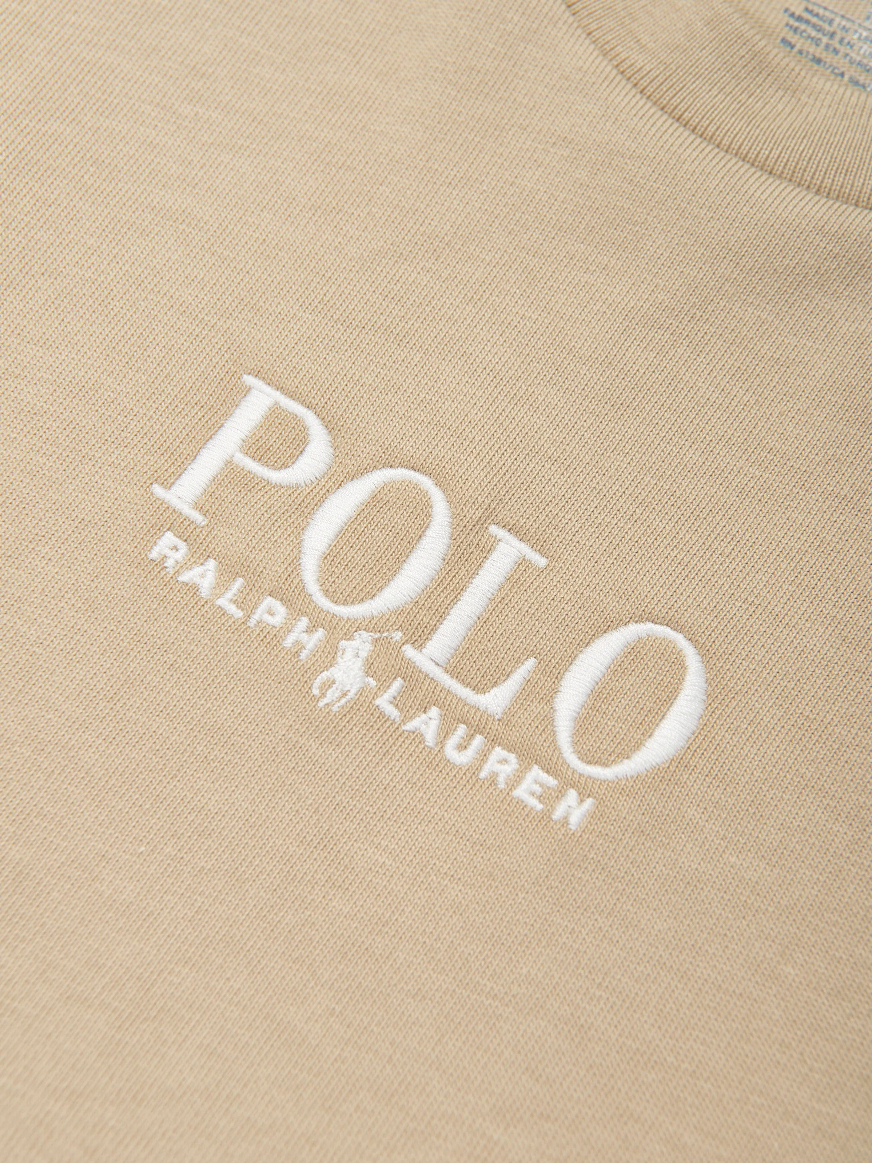 Ralph Lauren Boys Polo T-Shirt in Beige