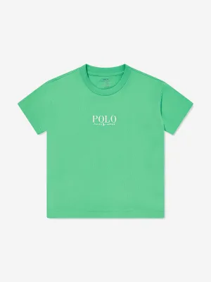 Ralph Lauren Boys Polo T-Shirt in Green