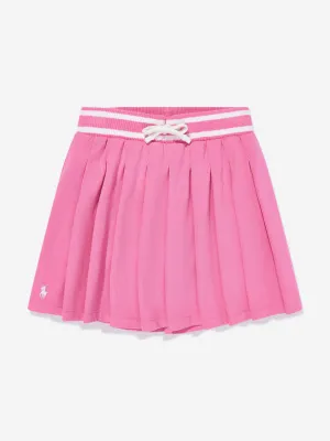 Ralph Lauren Girls Pleated Skort in Pink