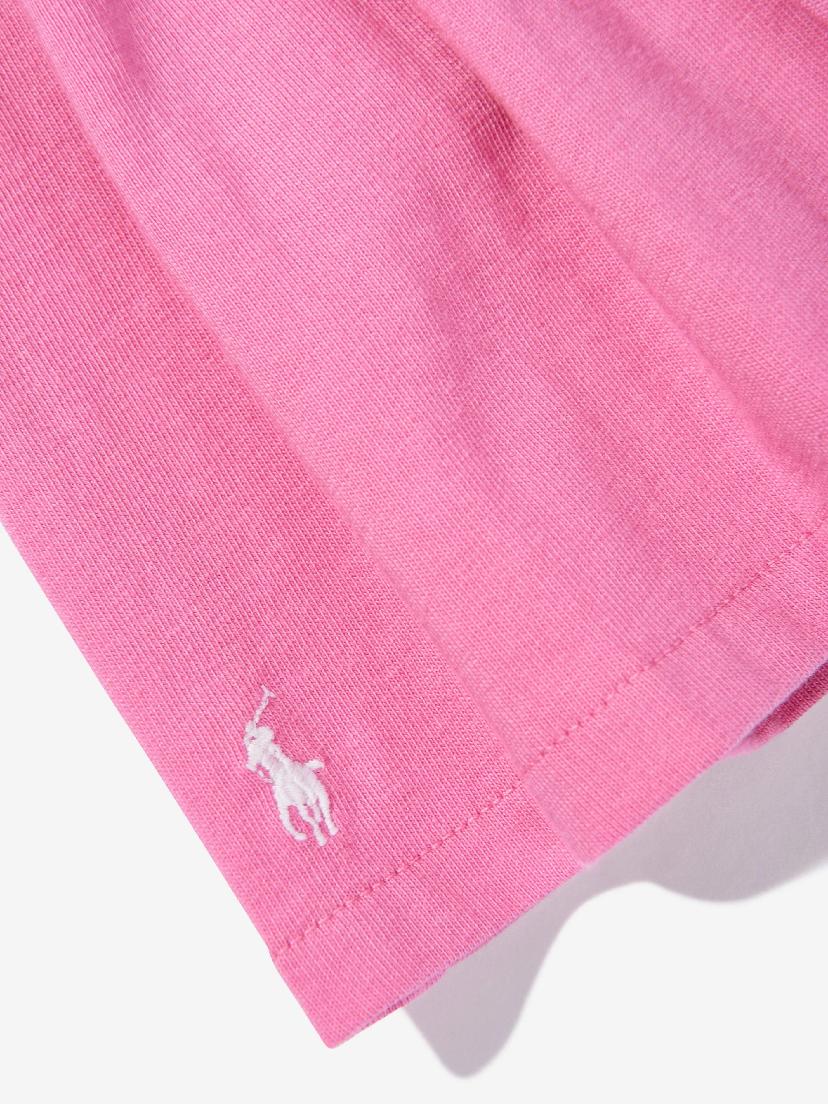 Ralph Lauren Girls Pleated Skort in Pink
