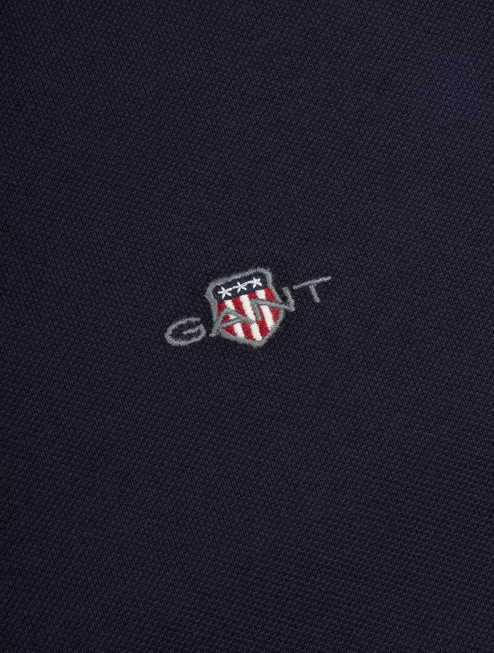 Regular Shield Shirt Sleeve Pique Polo Evening Blue