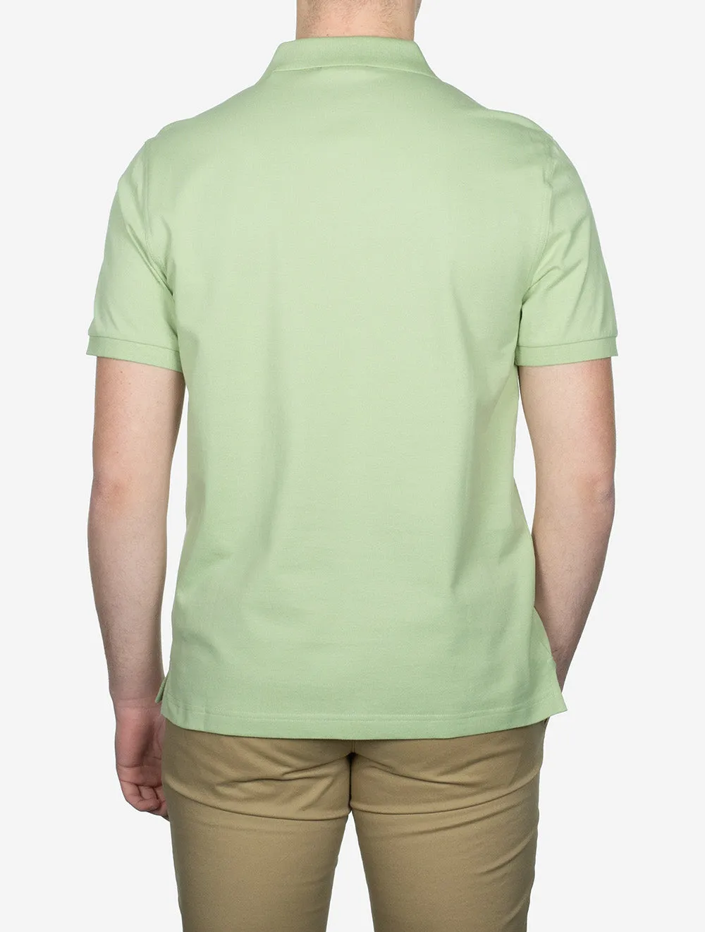 Regular Shield Short Sleeve Pique Polo Apple Green