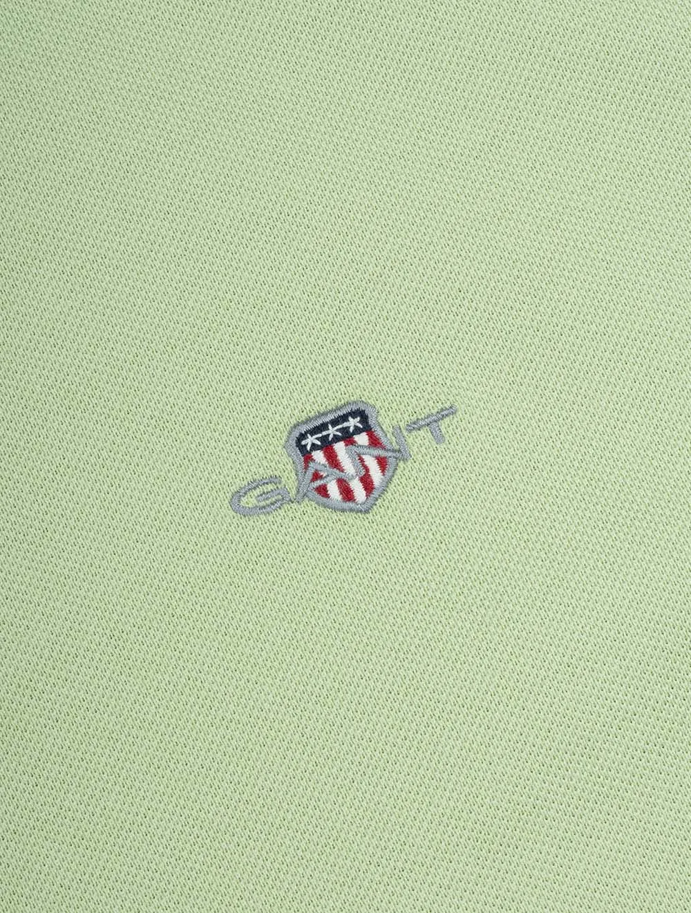 Regular Shield Short Sleeve Pique Polo Apple Green