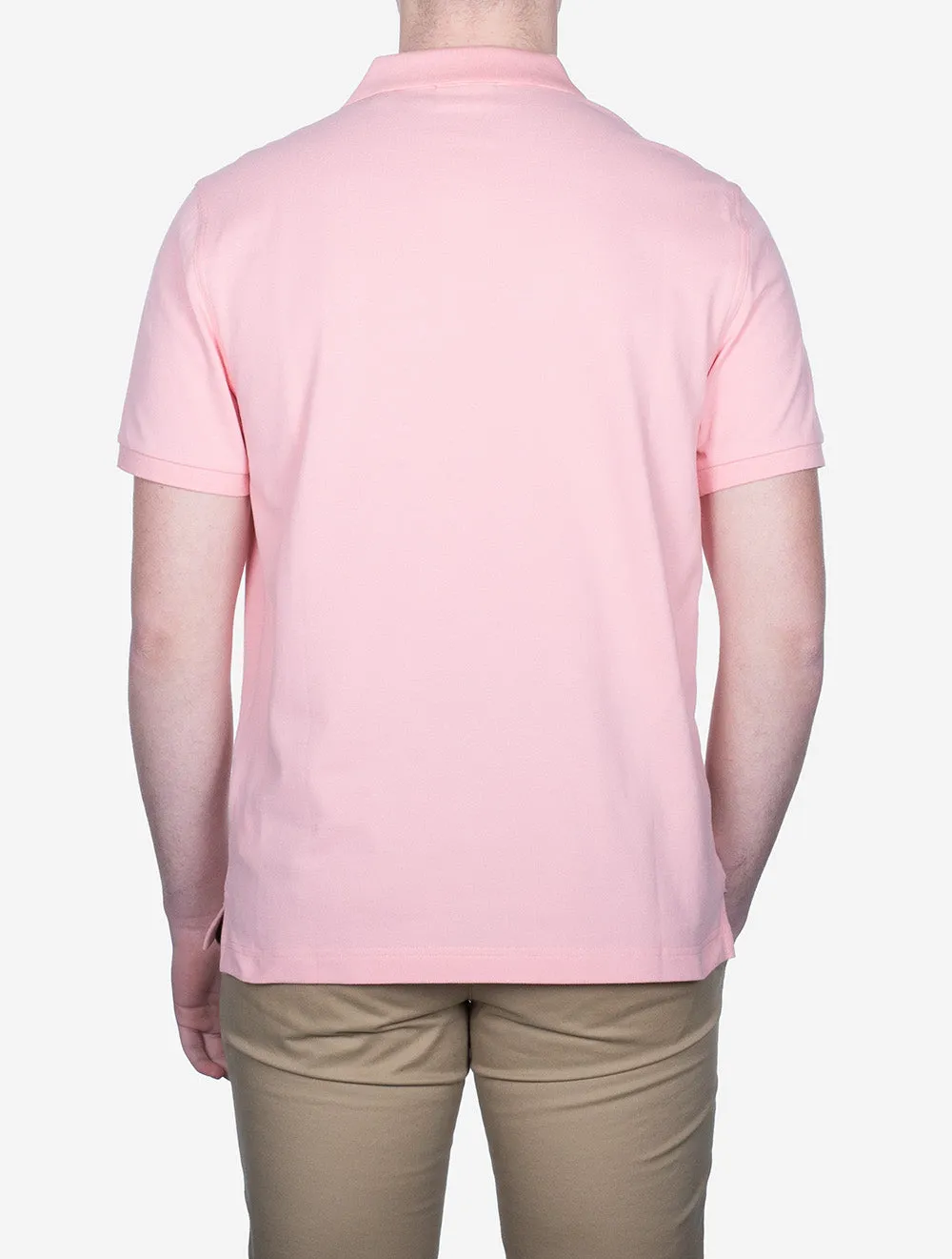 Regular Shield Short Sleeve Pique Polo California Pink