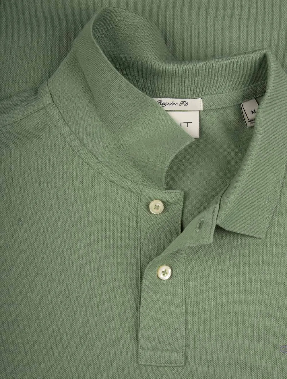 Regular Shield Short Sleeve Pique Polo Kalamata Green