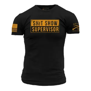 Sh*t Show Supervisor T-Shirt - Black