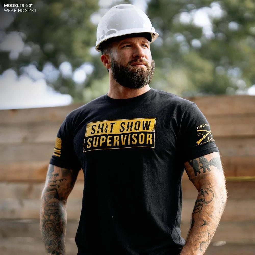 Sh*t Show Supervisor T-Shirt - Black