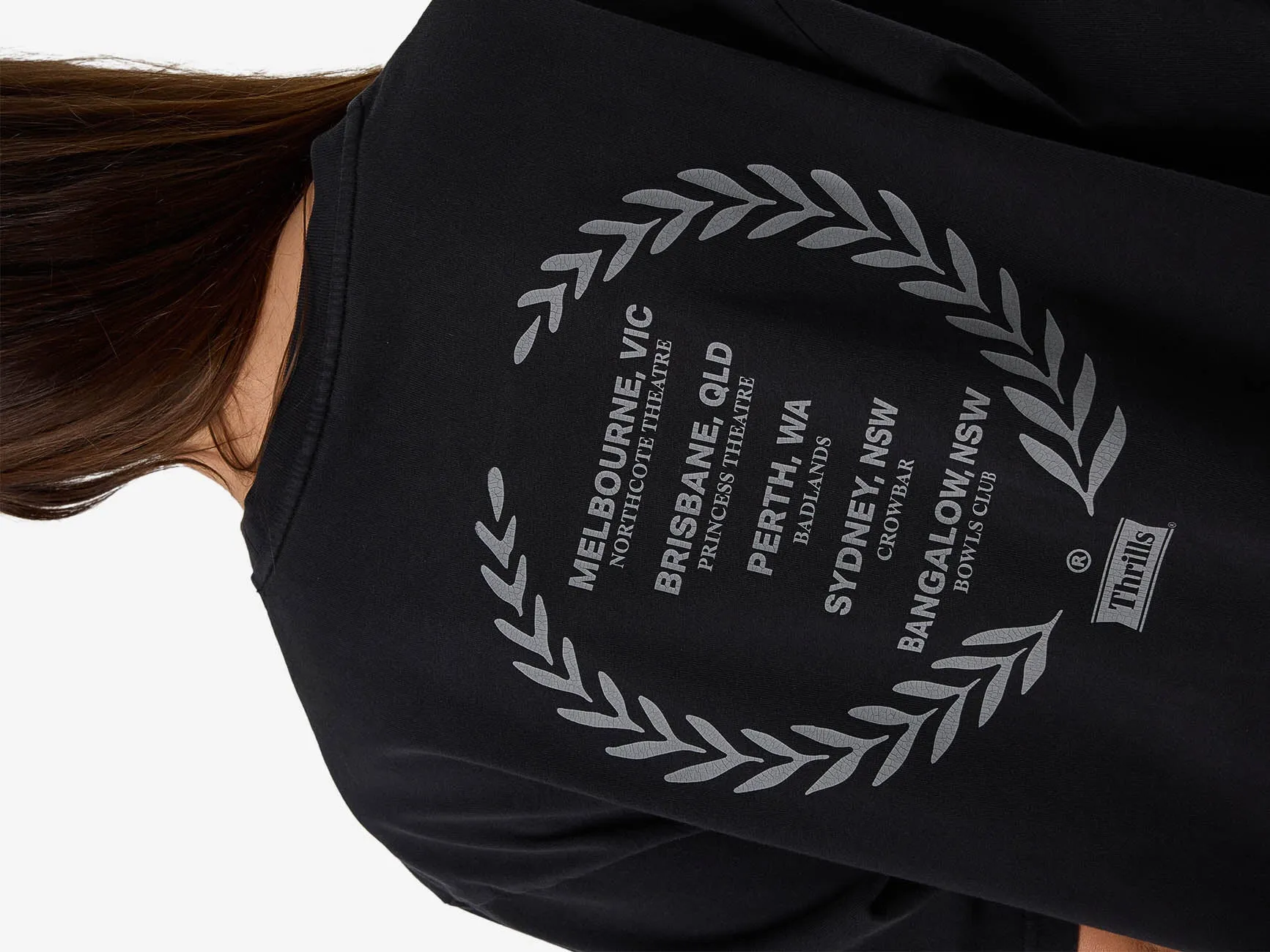 Speed Tour Oversized Tee - Washed Black