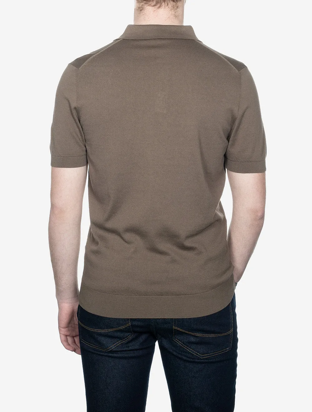Sportman Polo Shirt Short Sleeve Brown