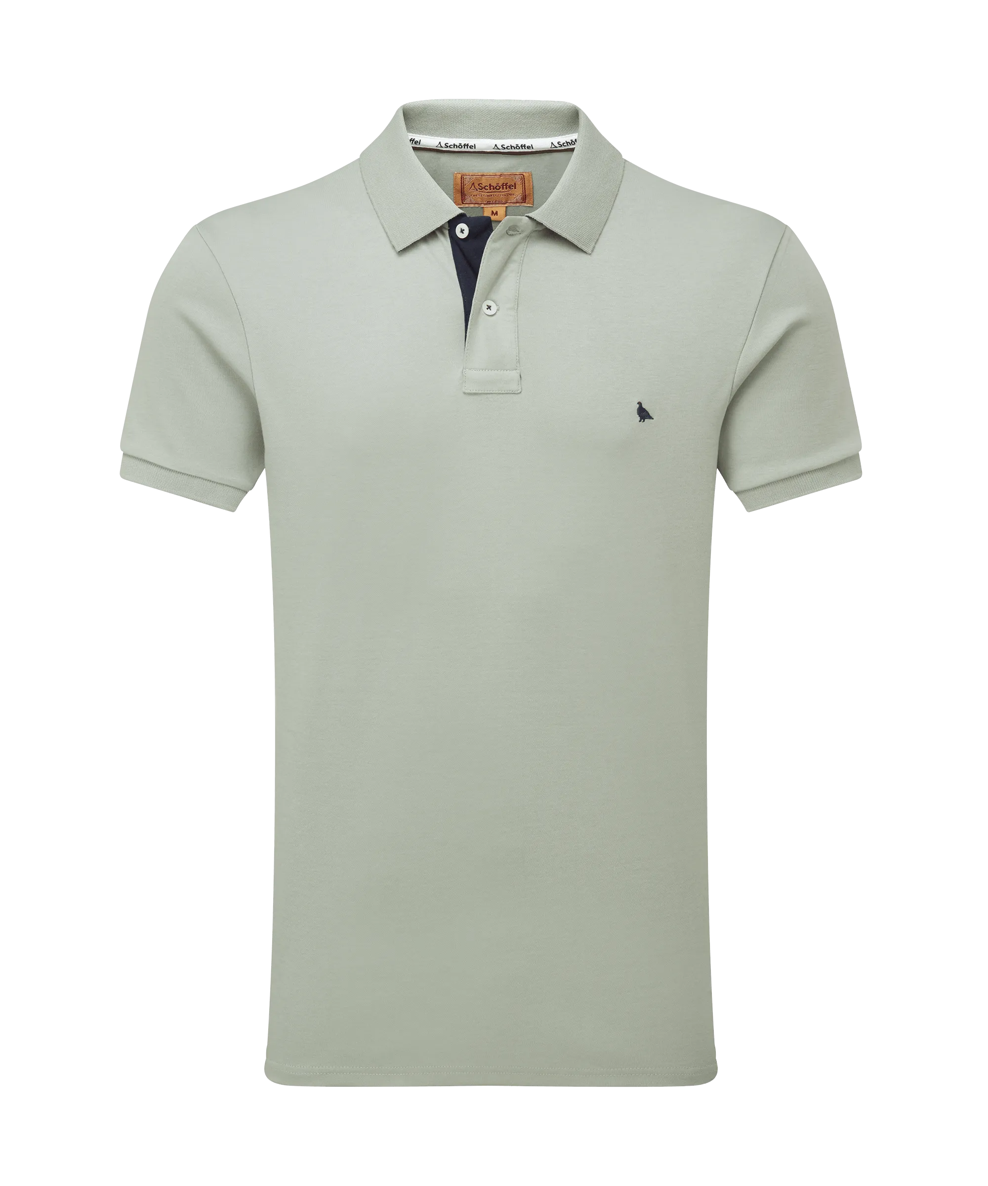 St Ives Jersey Polo Shirt - Aqua Grey