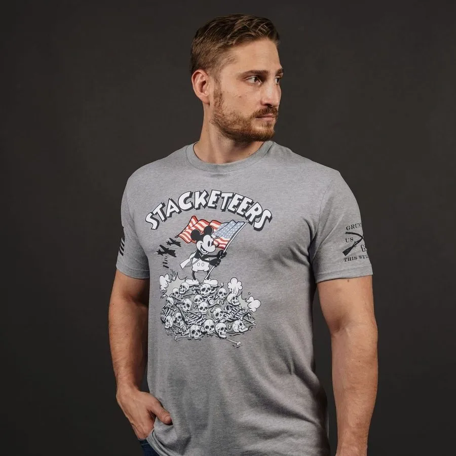 Stacketeers T-Shirt - Dark Heather Gray