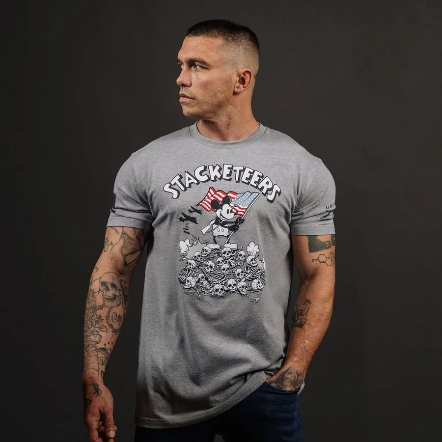 Stacketeers T-Shirt - Dark Heather Gray